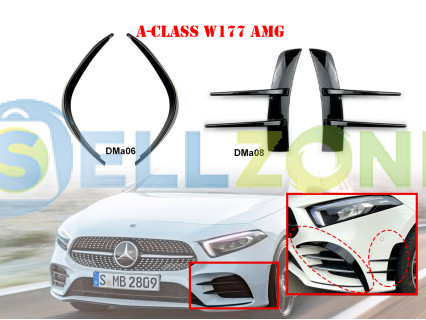 Πρόσθετο μπροστινού προφυλακτήρα δύο μοντέλων για Mercedes AMG A W177 - DMa06 DMa08